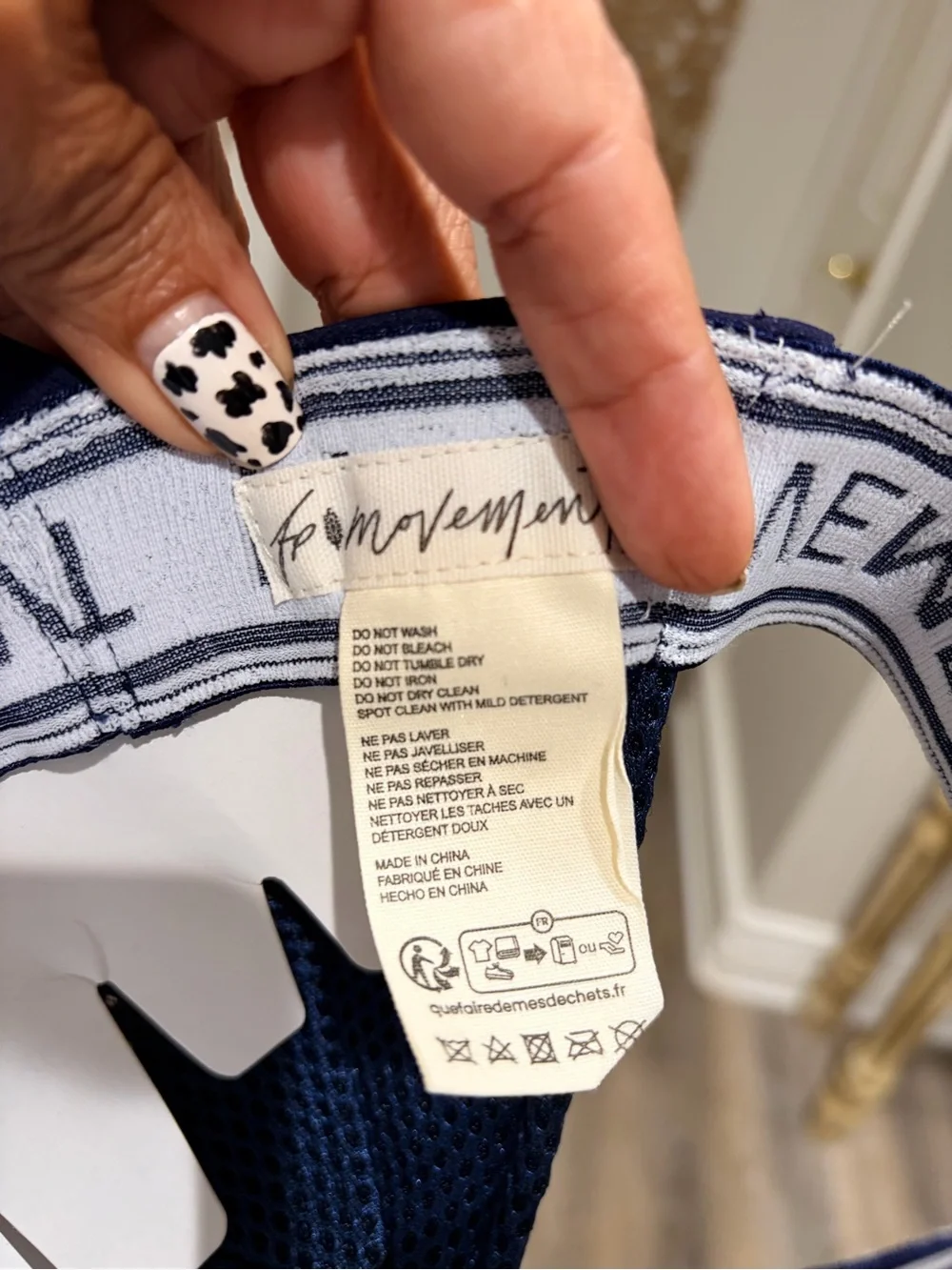 Free People Movement Game Time Hat Navy